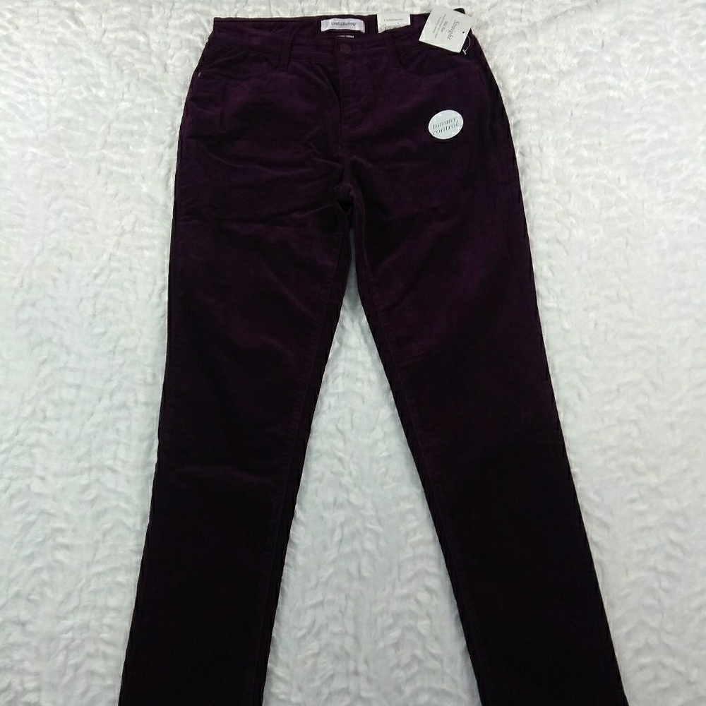 🌹Plum Purple Stretch Corduroy Pants NWT